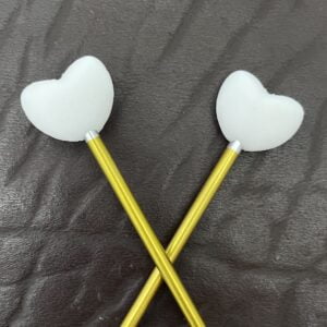 Accessoire - Stoppeur de mailles coeur blanc