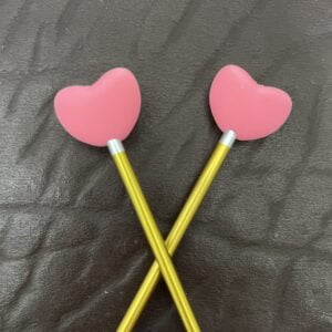 Accessoire- Stoppeur de mailles coeur rose foncé